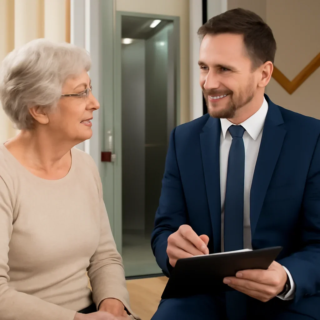 Consultation related to home elevator buying guide for a home elevator owner