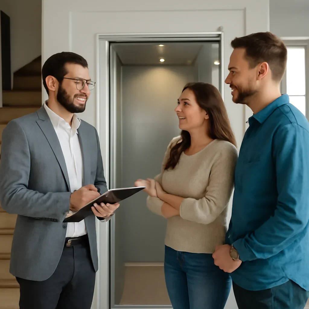 Residential elevator project review for a home in Calgary