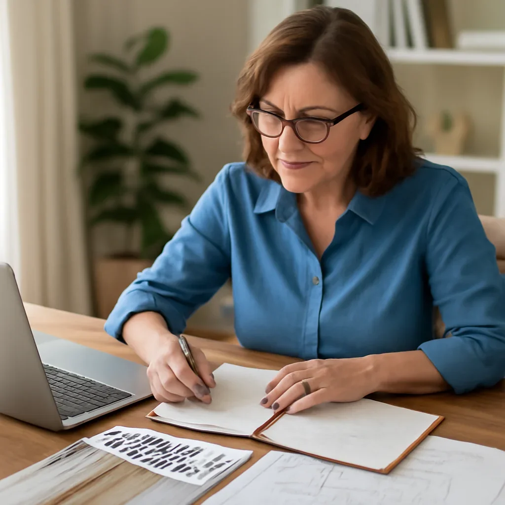 Homeowner turning article research into a home elevator plan