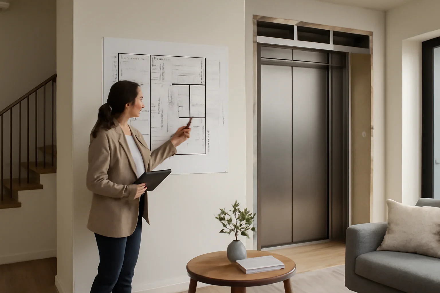 Interior Design Integration planned in a modern residential project