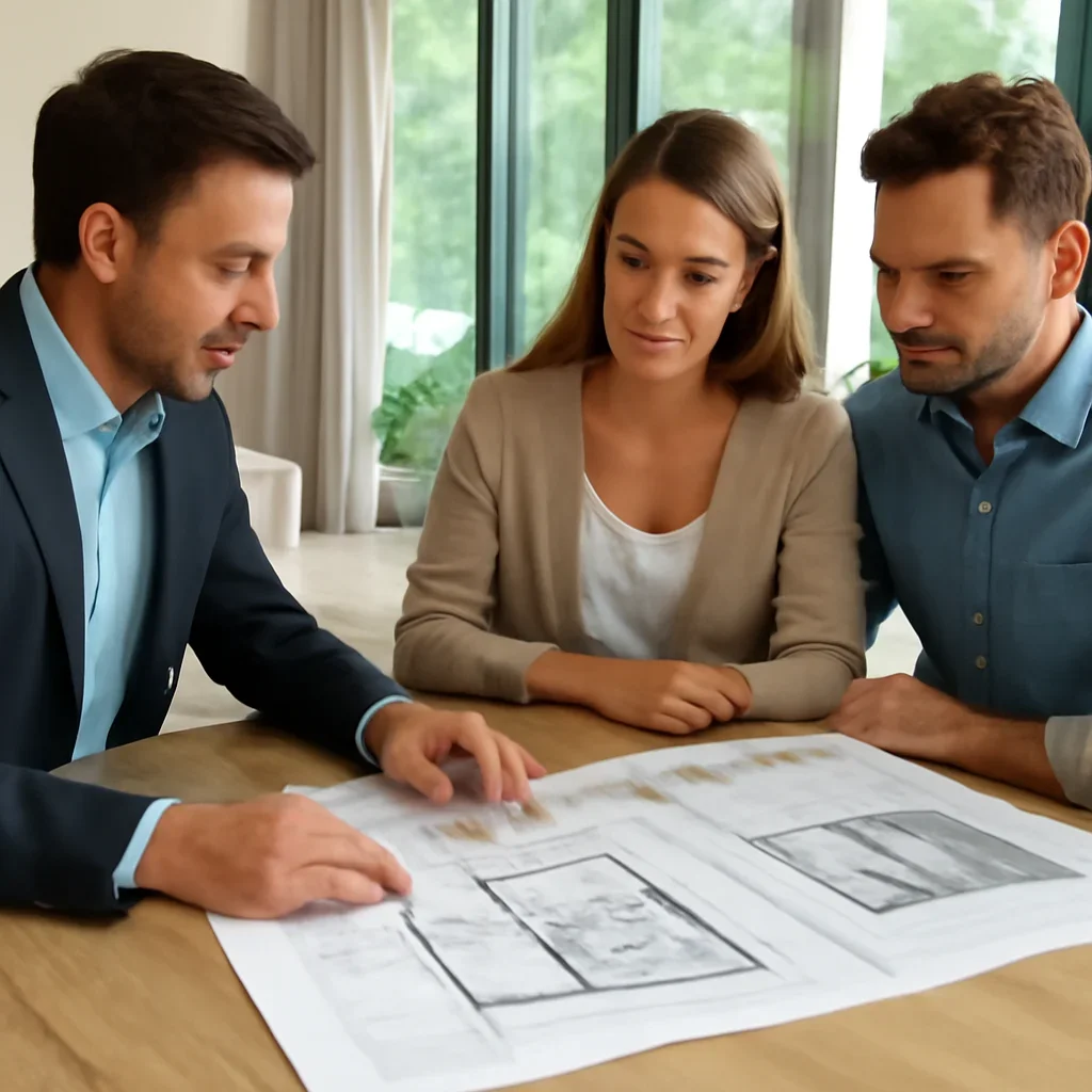 Residential elevator planning discussion for luxury home elevators