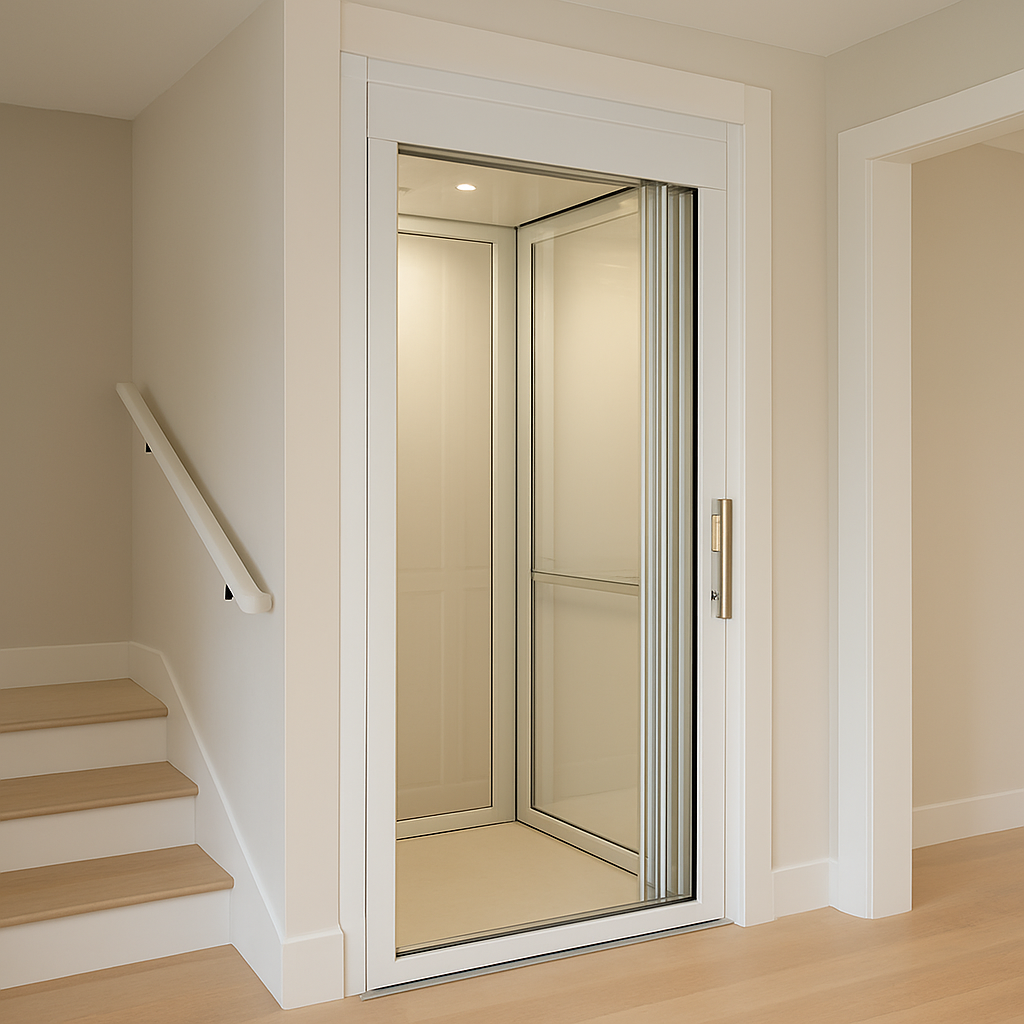 Modern home elevator comparison for compact residential layouts