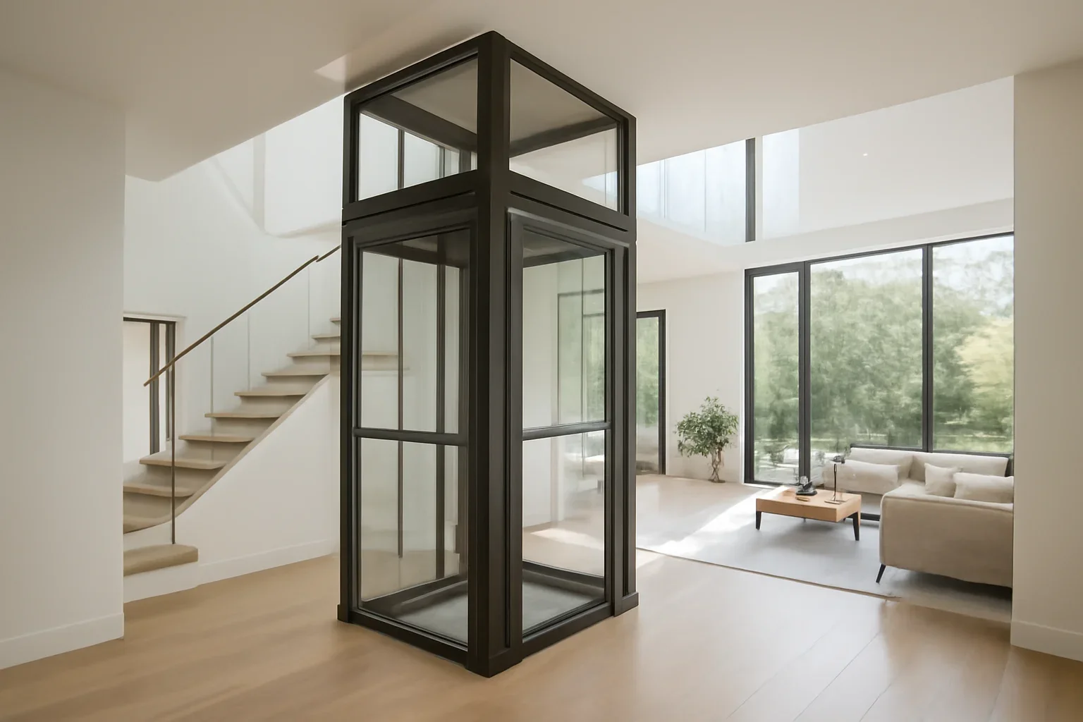 Outdoor Home Elevators planned for a modern multi-storey home