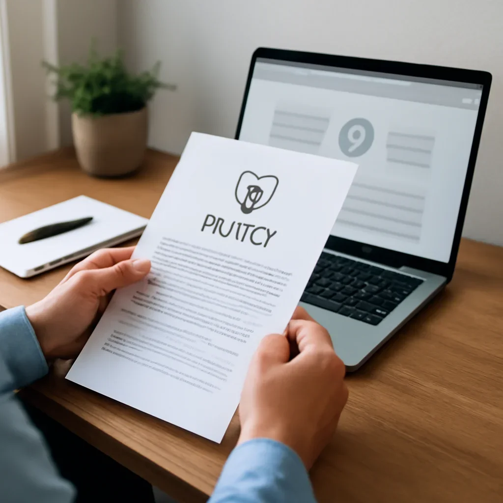 Secure document review related to privacy and website inquiries